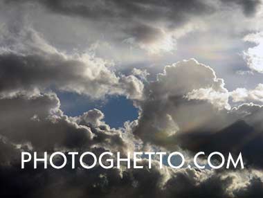 A Break in the Clouds Photo Image