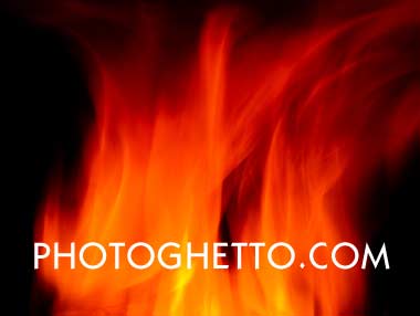 Intense Flames Photo Image