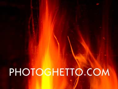 Roaring Flames Photo Image