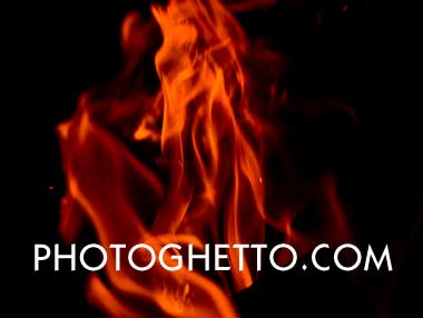 Smouldering Flames Photo Image