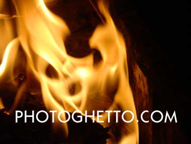 Warming Flame Photo Image